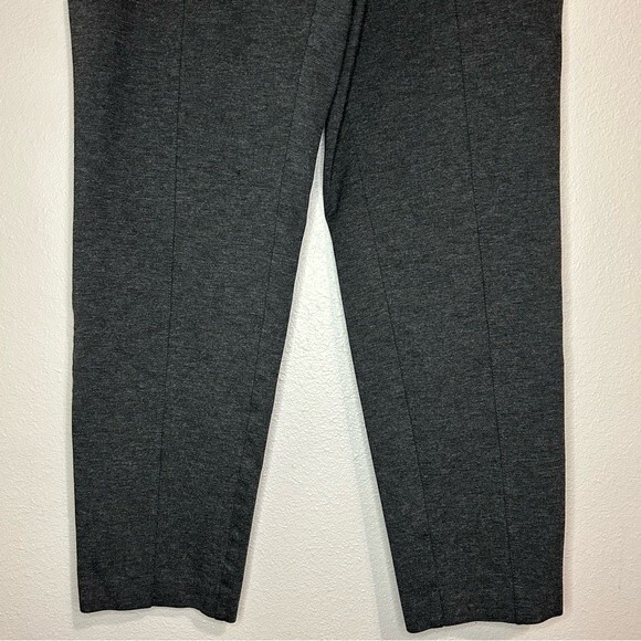 J. Jill Ponte Slim Leg gray trousers dress pants women's size medium - Picture 3 of 8